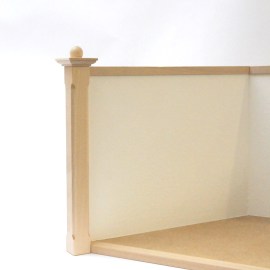 Puppenzimmer, groß, geweisst, Detailbild